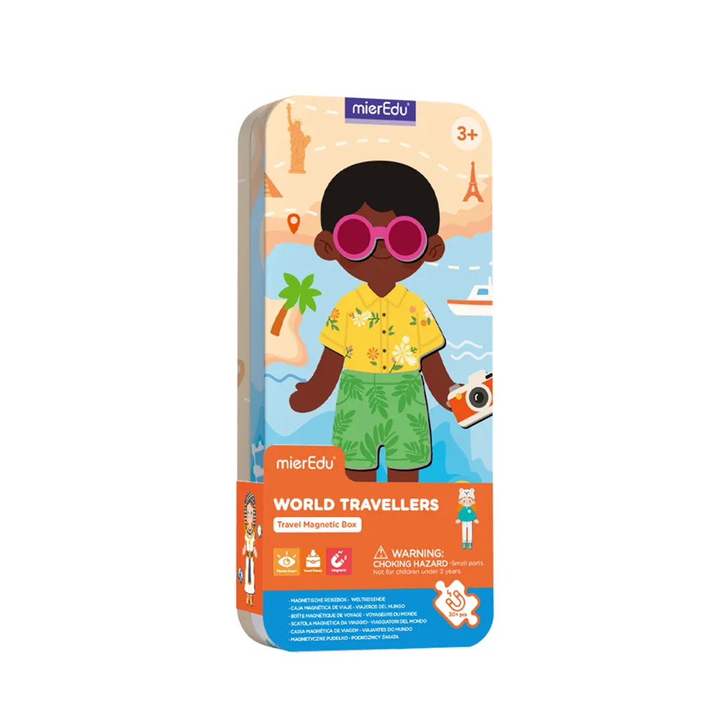 Travel Magnetic Tin World Traveller
