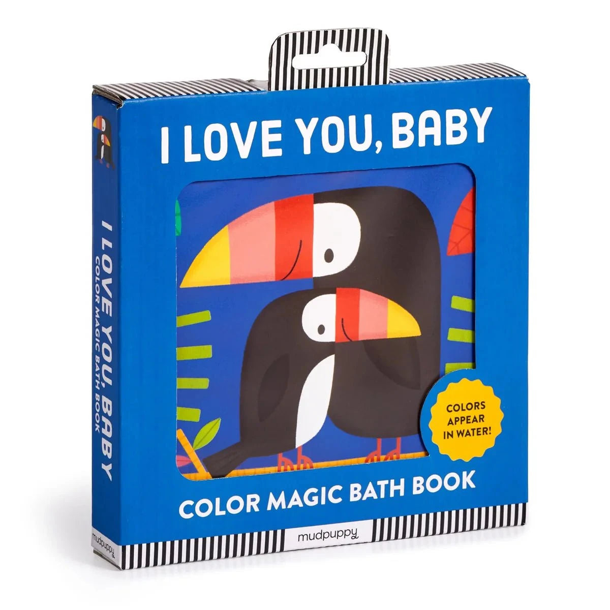 I Love You Baby Bath Book Colouring Changing