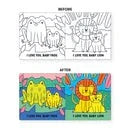 I Love You Baby Bath Book Colouring Changing