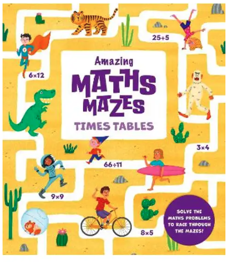Amazing Math Mazes Times Table