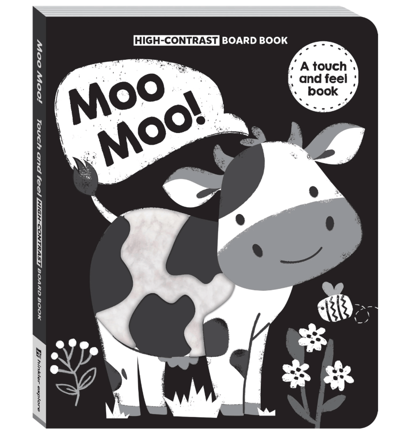 Touch n Feel Contrast Book Moo