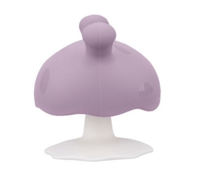 Mushroom Teether Lavender