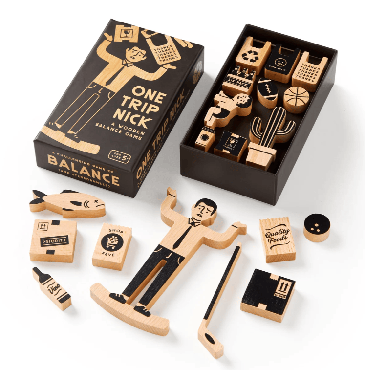 One Trip Nick Wooden Balance Game
