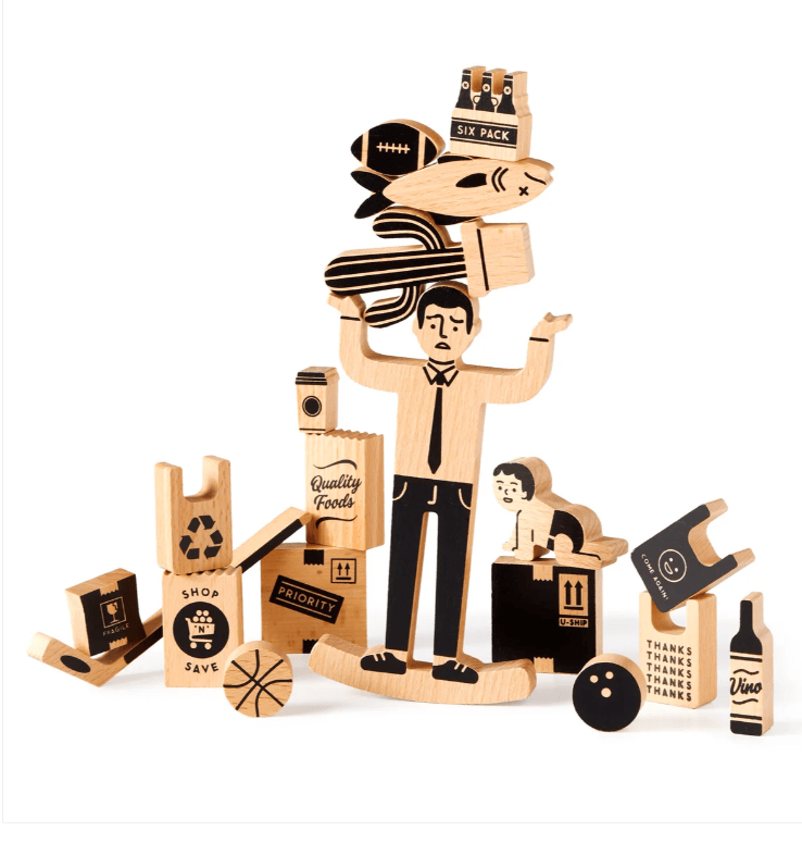 One Trip Nick Wooden Balance Game