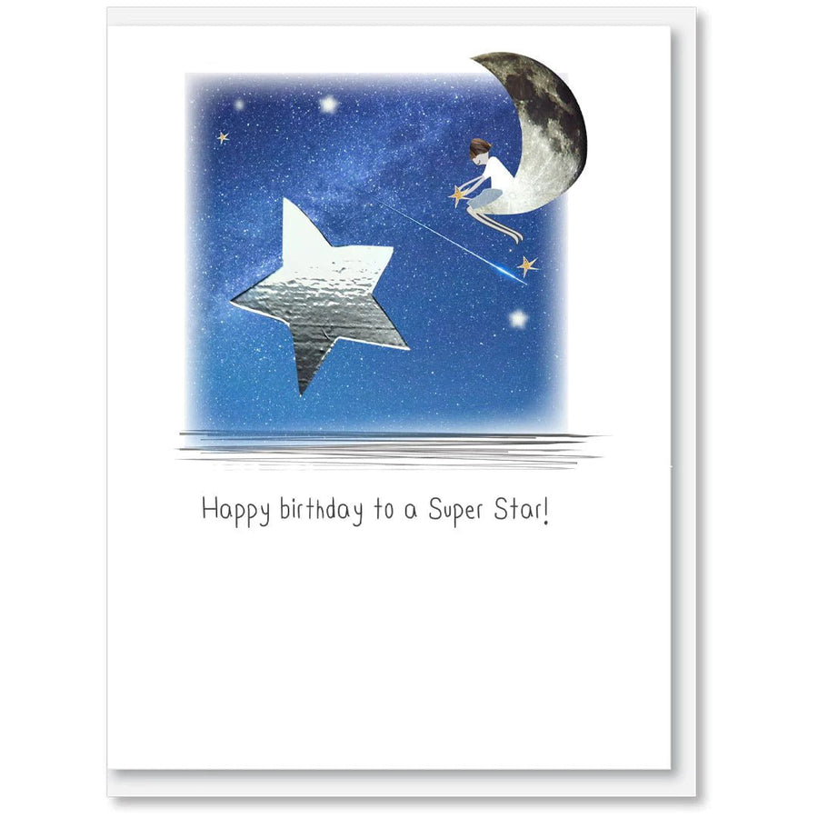Happy Birthday Super Star Card