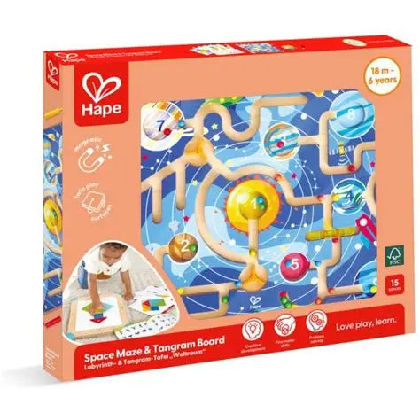 Space Maze and Tangram Board