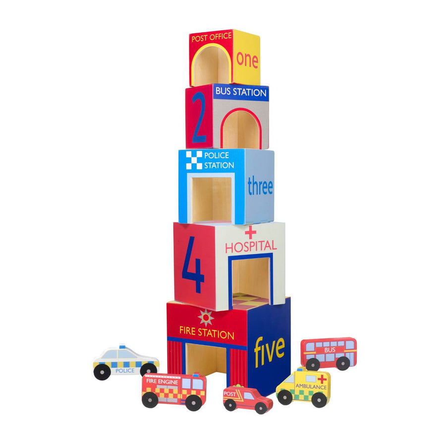 Emergency Services Stacking Cubes