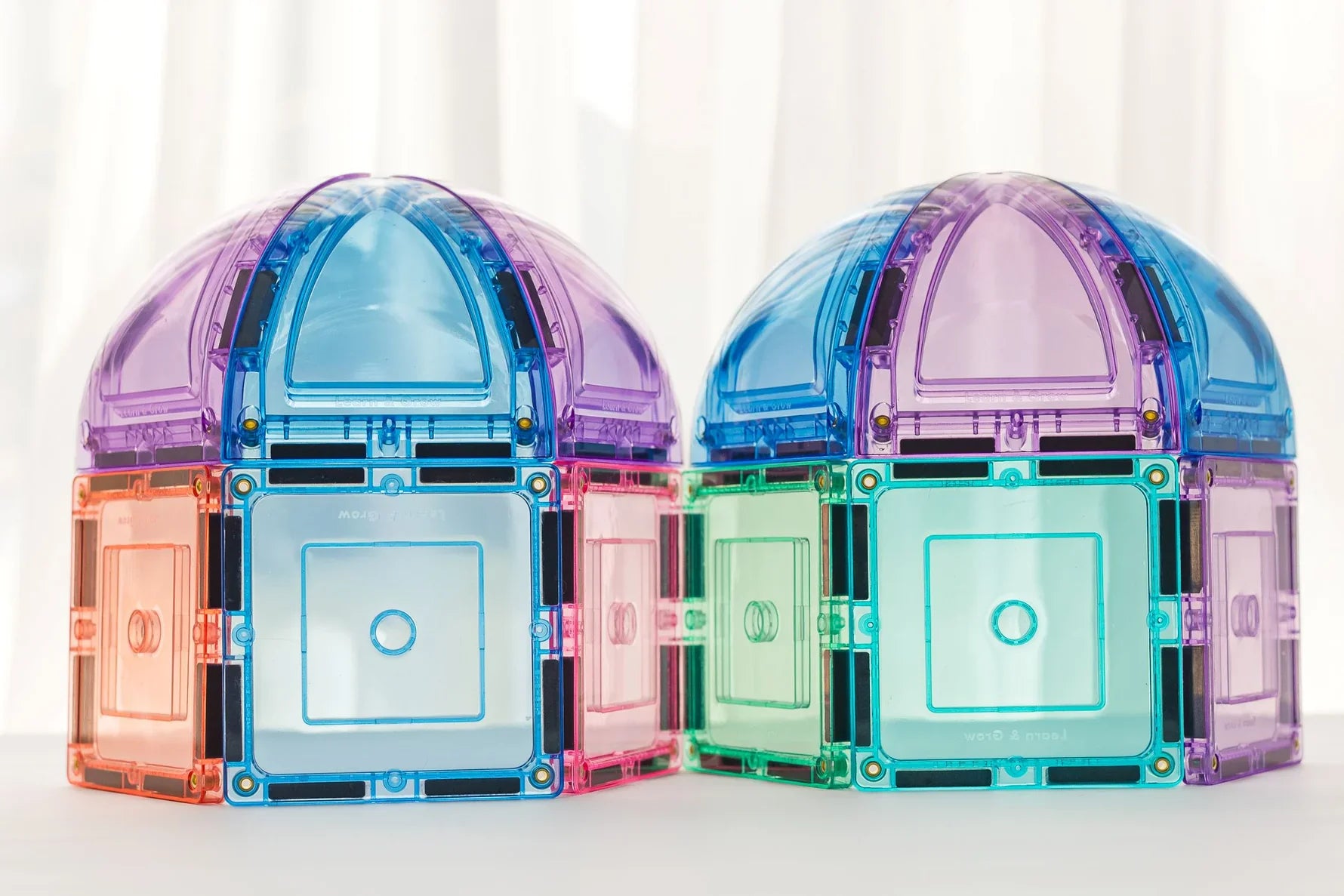 Magnetic Tiles 22 Piece Pastel Dome Set