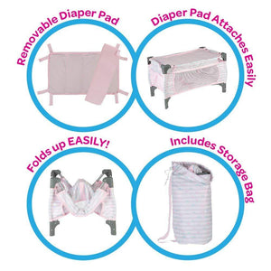 PInk Deluxe Pack N Play Adora