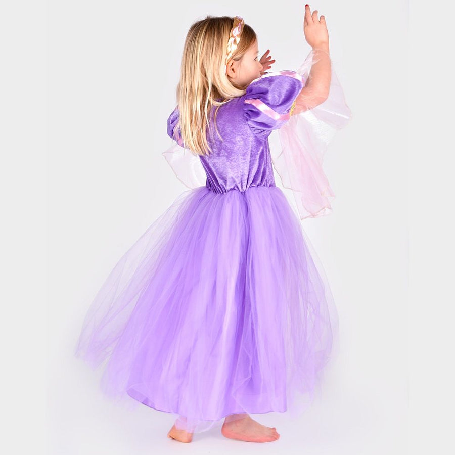 Princess Rapunzel Dress w Acc 4-6 years