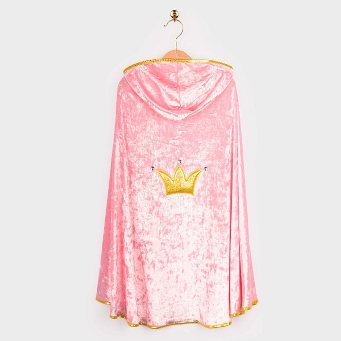 Princess Cape with Crown design Pink /Gold 3-8 years