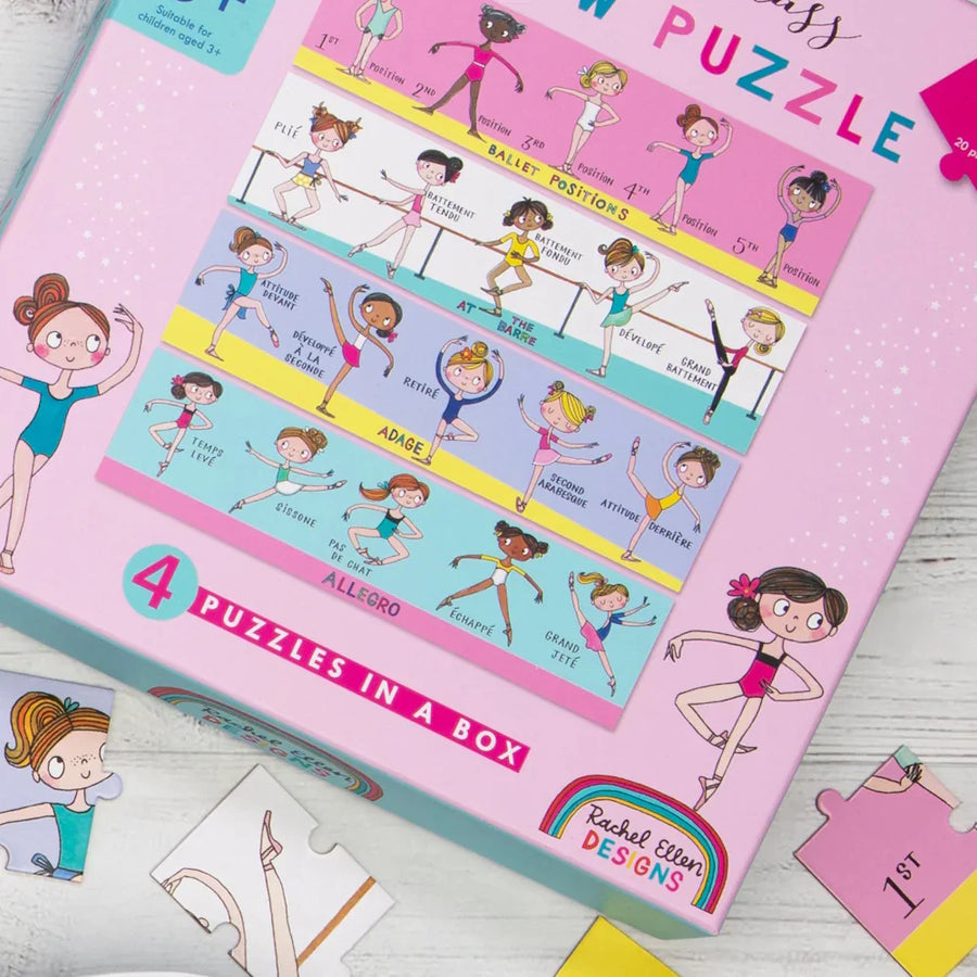 Ballet Class Jigsaw Puzzle 80 Pieces Rachel Ellen