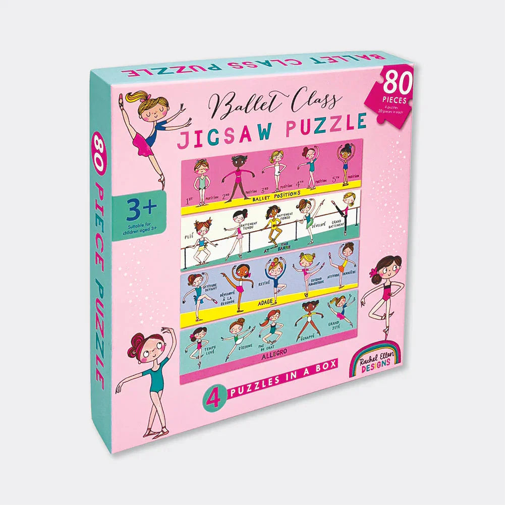 Ballet Class Jigsaw Puzzle 80 Pieces Rachel Ellen