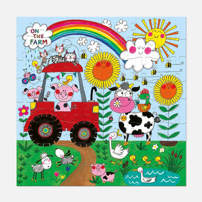 On The Farm Jigsaw Puzzle 80 Pieces Rachel Ellen