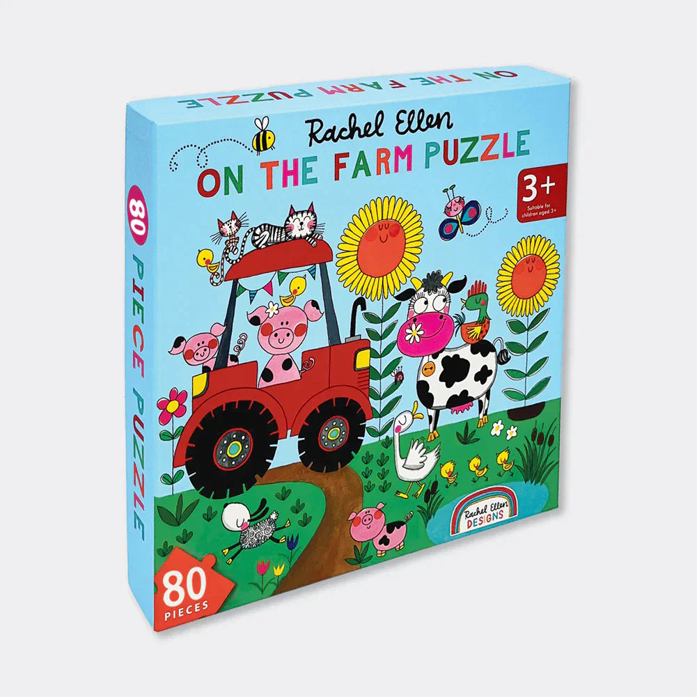 On The Farm Jigsaw Puzzle 80 Pieces Rachel Ellen