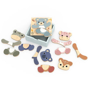 Mix and Match Puzzle Animals Wooden Speedy Monkey