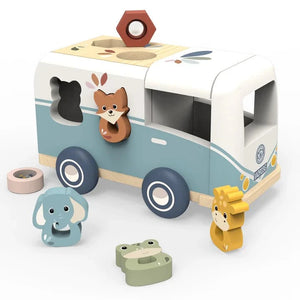 Shape Sorter Van Speedy Monkey