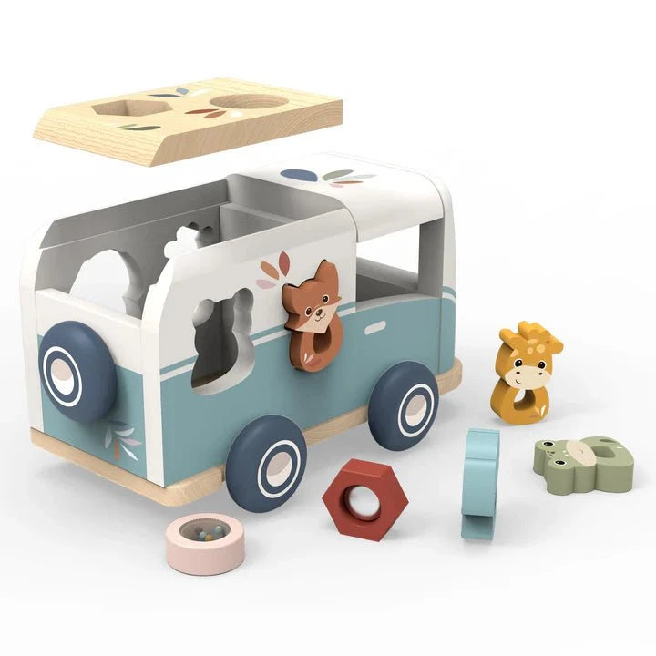 Shape Sorter Van Speedy Monkey