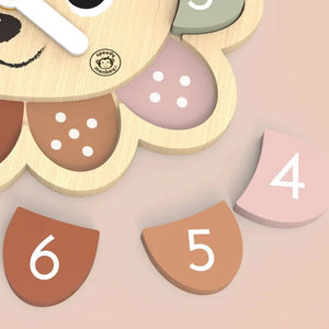 Hedgehog Clock Wooden Speedy M