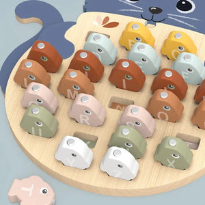 Fishing Game Alphabet Wooden Speedy Monkey