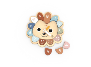 Hedgehog Clock Wooden Speedy M