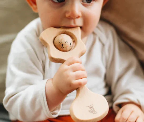 Pepe Kiss All Natural Teething Rattle