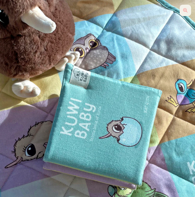 Sleepy Kiwi Fold Out Fabric Book