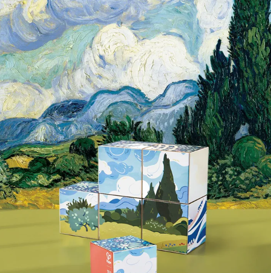 Hape The Met Puzzle Cubes
