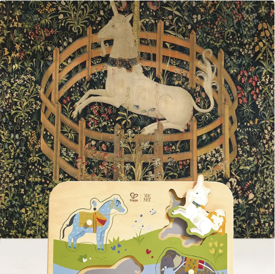 Hape The Met Majestic Animals Peg Puzzle