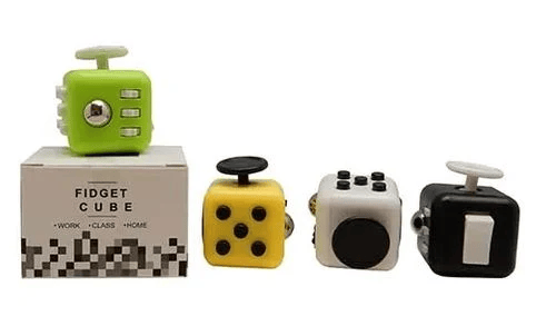 6 Sided Fidget Cube assorted colours