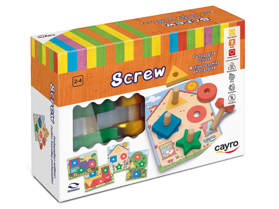 Screw Wooden Activity Cayro