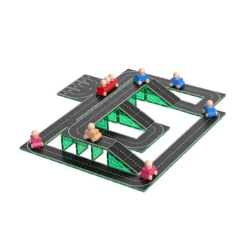 Magnetic Tile Toppers Road Pack 40 Piece