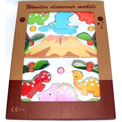 Wooden Dinosaur Mobile