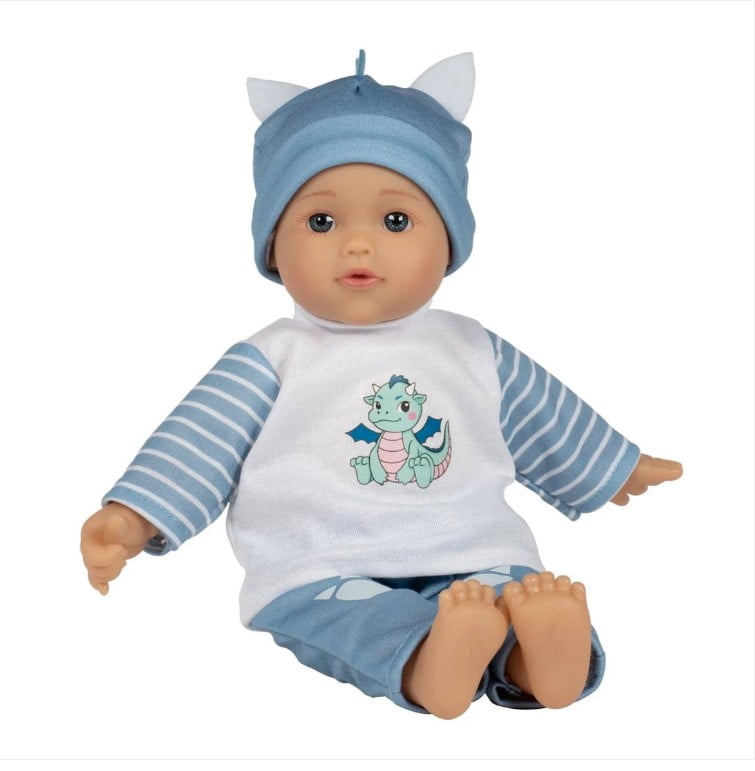 Happy Baby Dragon Doll - Blue