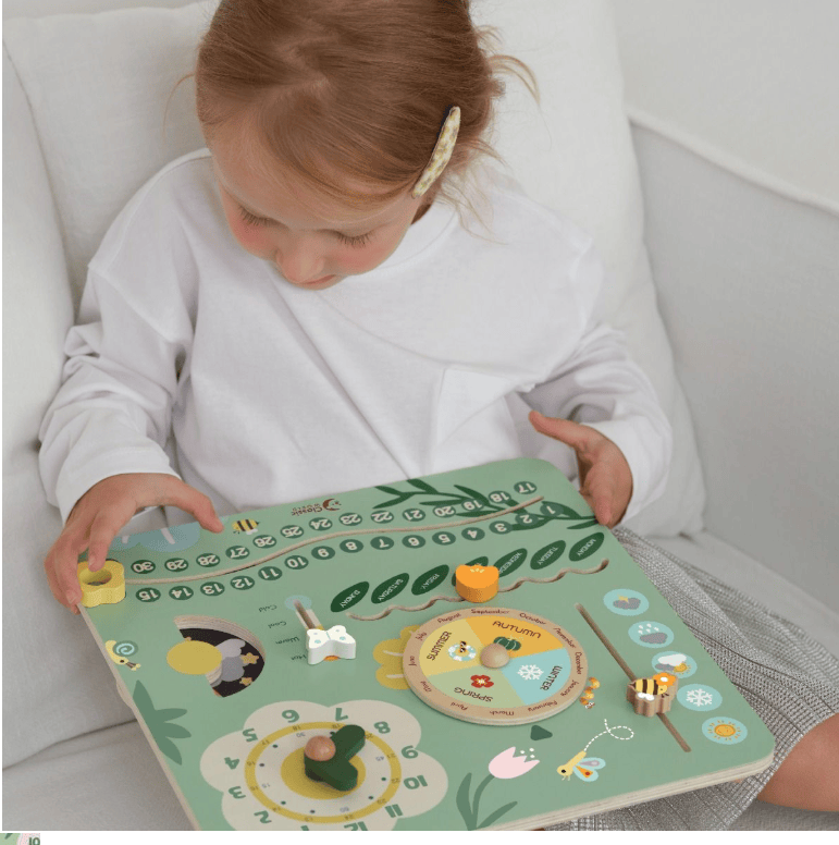 Vintage Calendar- Wooden  Classic World