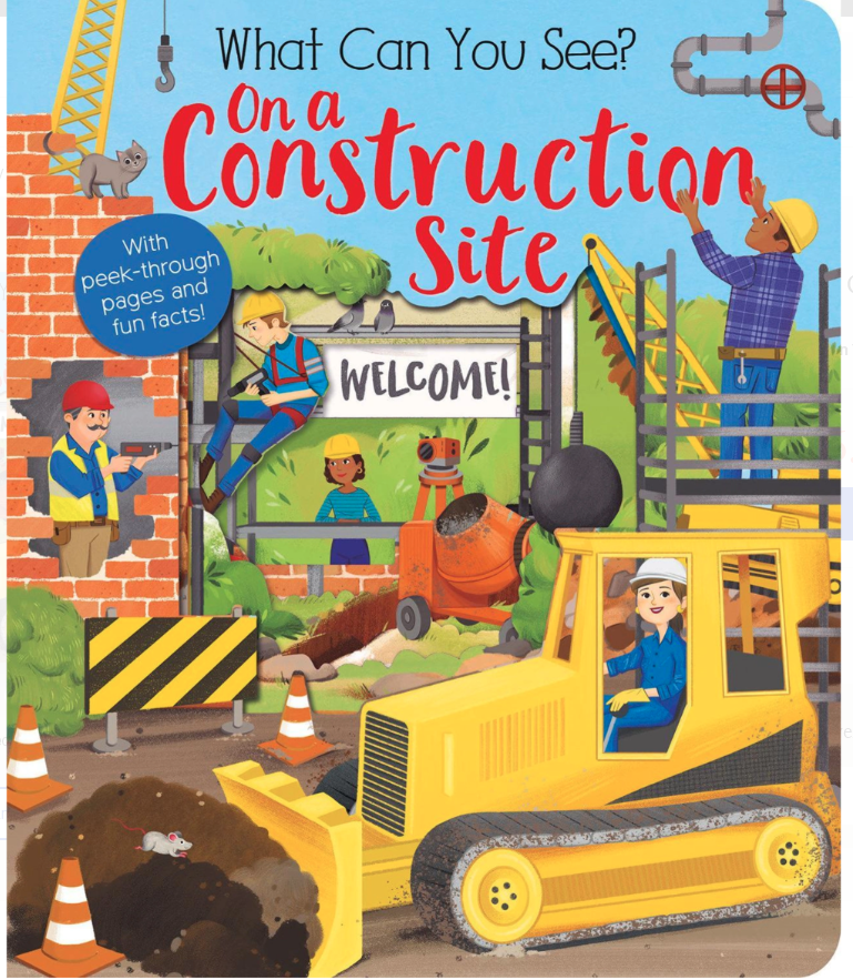 What Can You See on a Construction Site Board Book