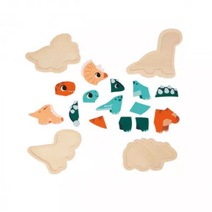 Dino Progressive Puzzles Wooden Janod