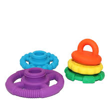 Rainbow Stacker Teether Bright