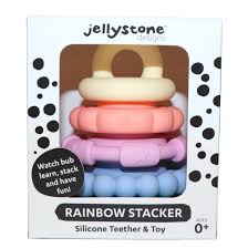 Rainbow Stacker Teether - Pastel