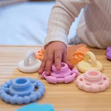 Rainbow Stacker Teether Sugar Blossum