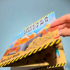 Trucks/Diggers Giant Fold out Book