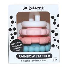 Rainbow Stacker Teether Sugar Blossum
