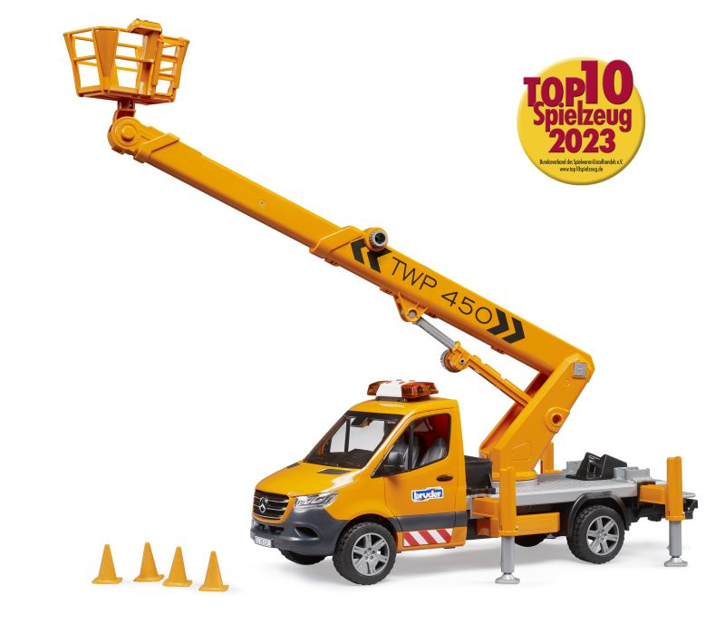 Bruder MB Sprinter with work platform
