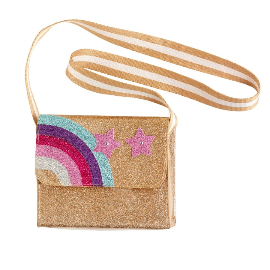 Glorya Bag Gold with Shoulder Strap