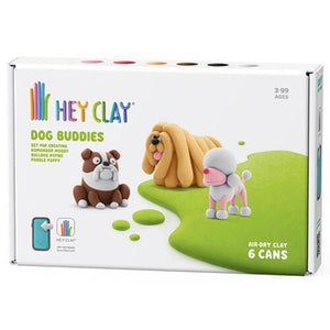 Hey Clay Dog Buddies 6 cans - Bulldog Hypno Komondor Moody Poodle Poppy