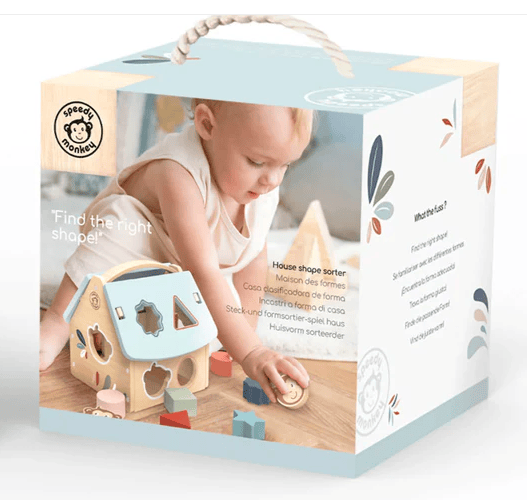 House Shape Sorter Speedy Monkey