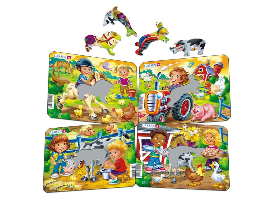 Farmkids Mini Puzzle Larsen Brand
