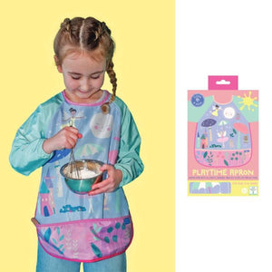 Playtime Apron with Sleeves Enchanted You Monkey
