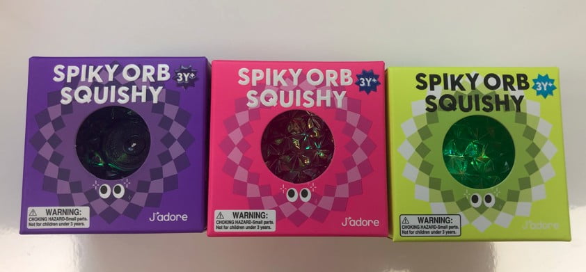 Jadore Spiky Orb Diamond Squish Ball