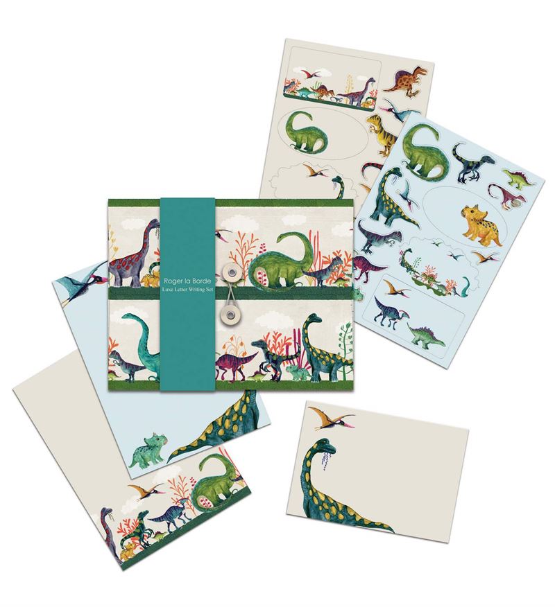 Dino Writing Set and Stickers